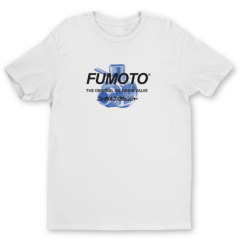 ST-WHITE-02S: Fumoto Logo T-Shirt | S